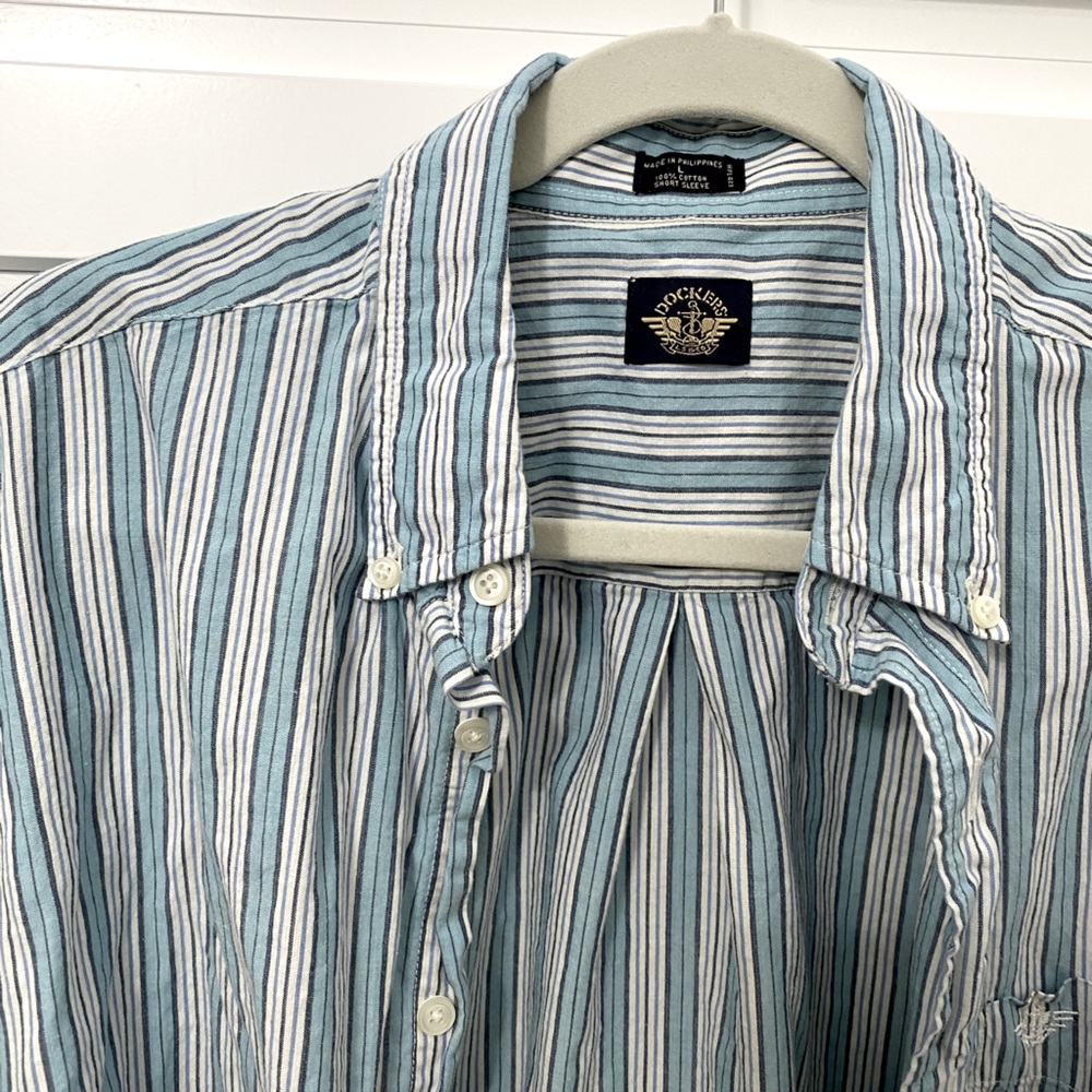 Vintage Dockers Multi-Striped Button-Down